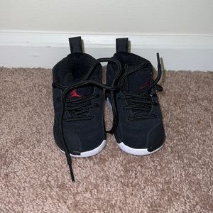 Black and White Jordan 12